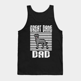 Great Dane Dad Proud Dogs Tank Top